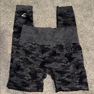 Gymshark Gray Crop Leggings Performance Fit